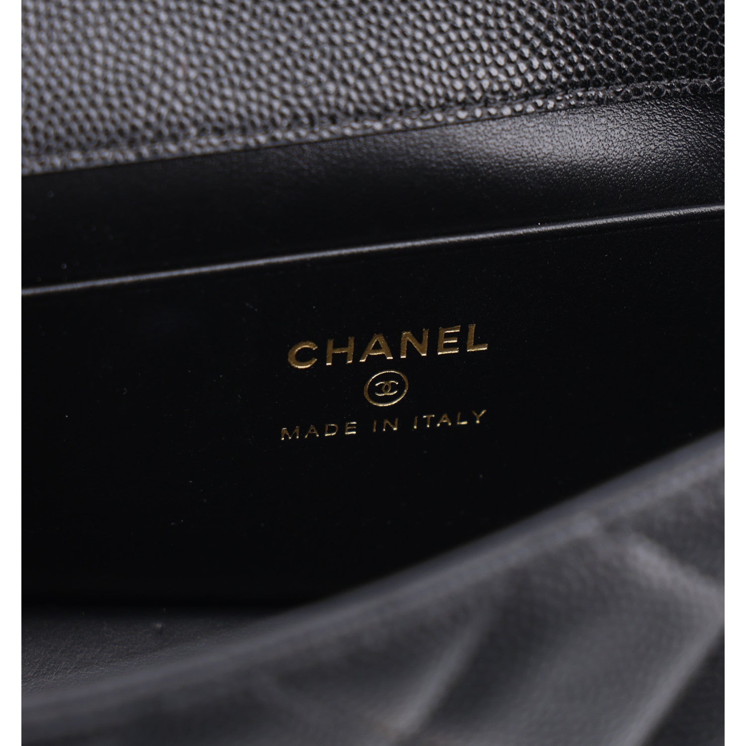 Chanel Caviar Quilted Coco Handle East West Clutch With Chain Black 7 of 11