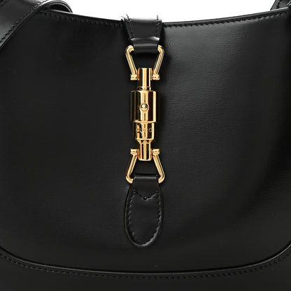 Gucci Boarded Dyana Lux Calfskin Small Jackie 1961 Hobo Black 8 of 14