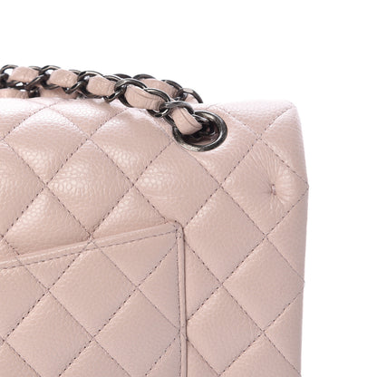 Chanel Caviar Quilted Medium Double Flap Pink 9 of 19