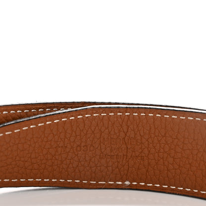 Hermes Box Togo 32mm H Belt 75 30 Black Gold 3 of 6
