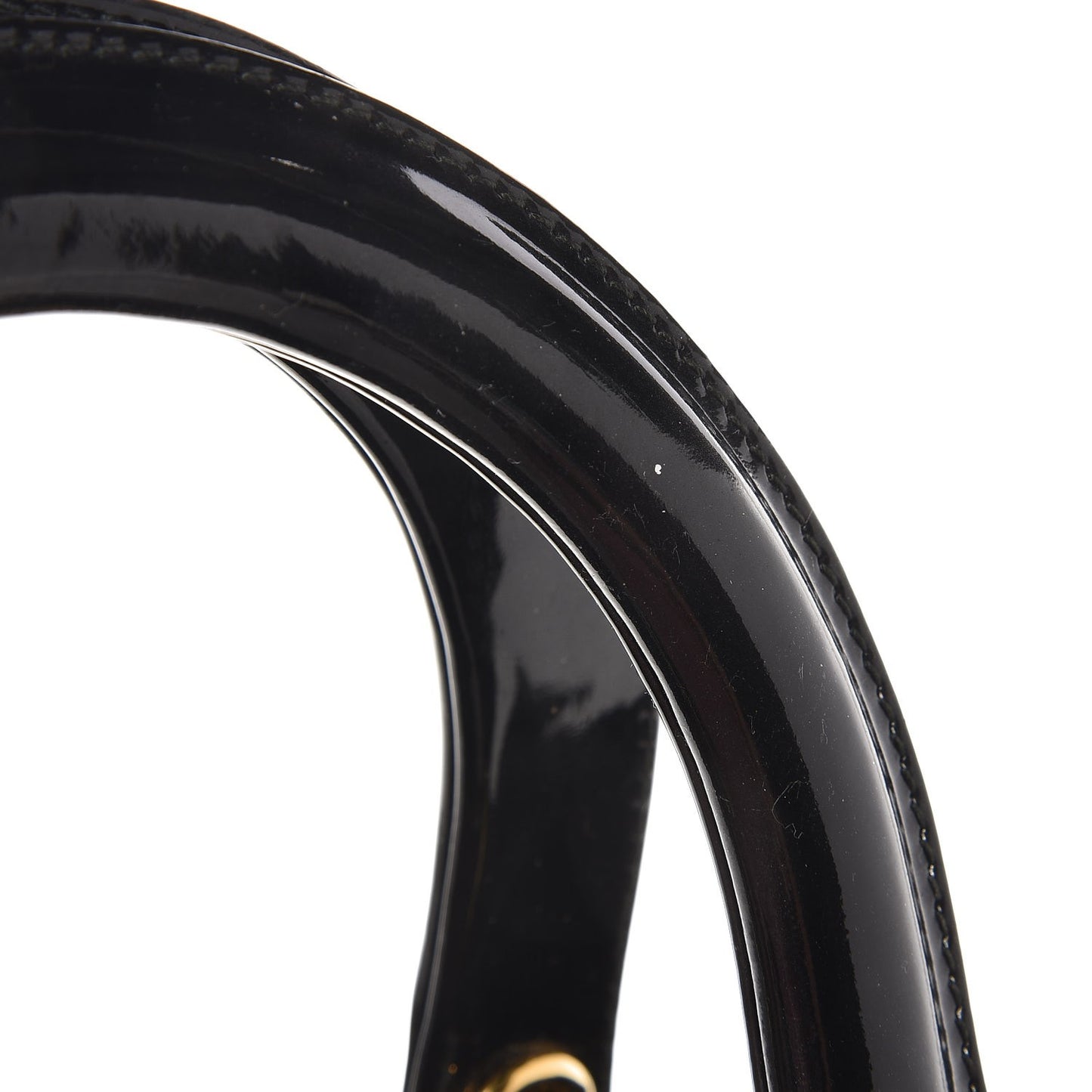 Patent Cannage Large Lady Dior Black