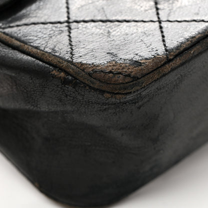 Chanel Lambskin Quilted Medium Double Flap Black 16 of 24