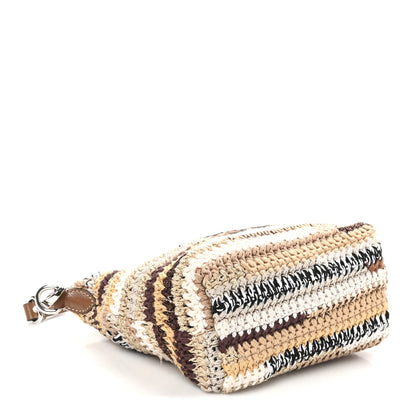 Miu Miu Fabric Crochet Mini Spirit Bag Naturale Multicolor 4 of 10