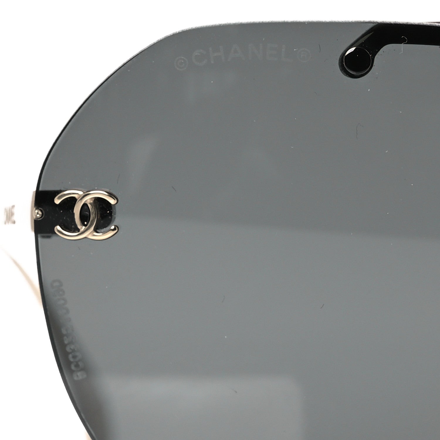 Chanel Titanium CC Pilot Aviator Sunglasses 4272-T Black Gold 7 of 8