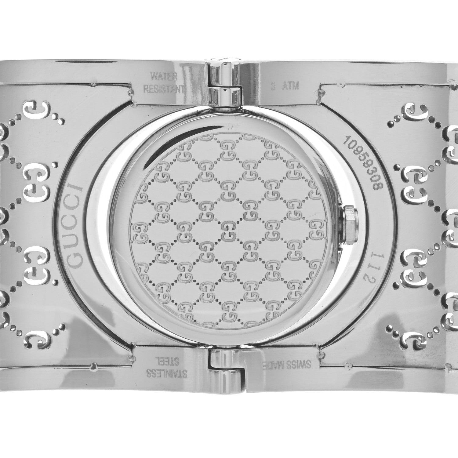 Gucci Stainless Steel 33mm Twirl Quartz Watch Brown 4 of 5