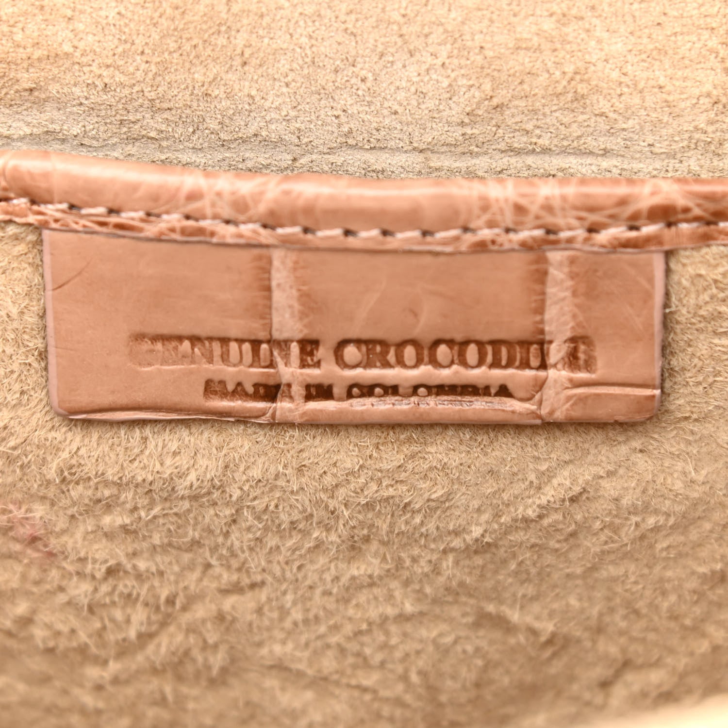Nancy Gonzalez Crocodile Double Handle Satchel Beige 5 of 9