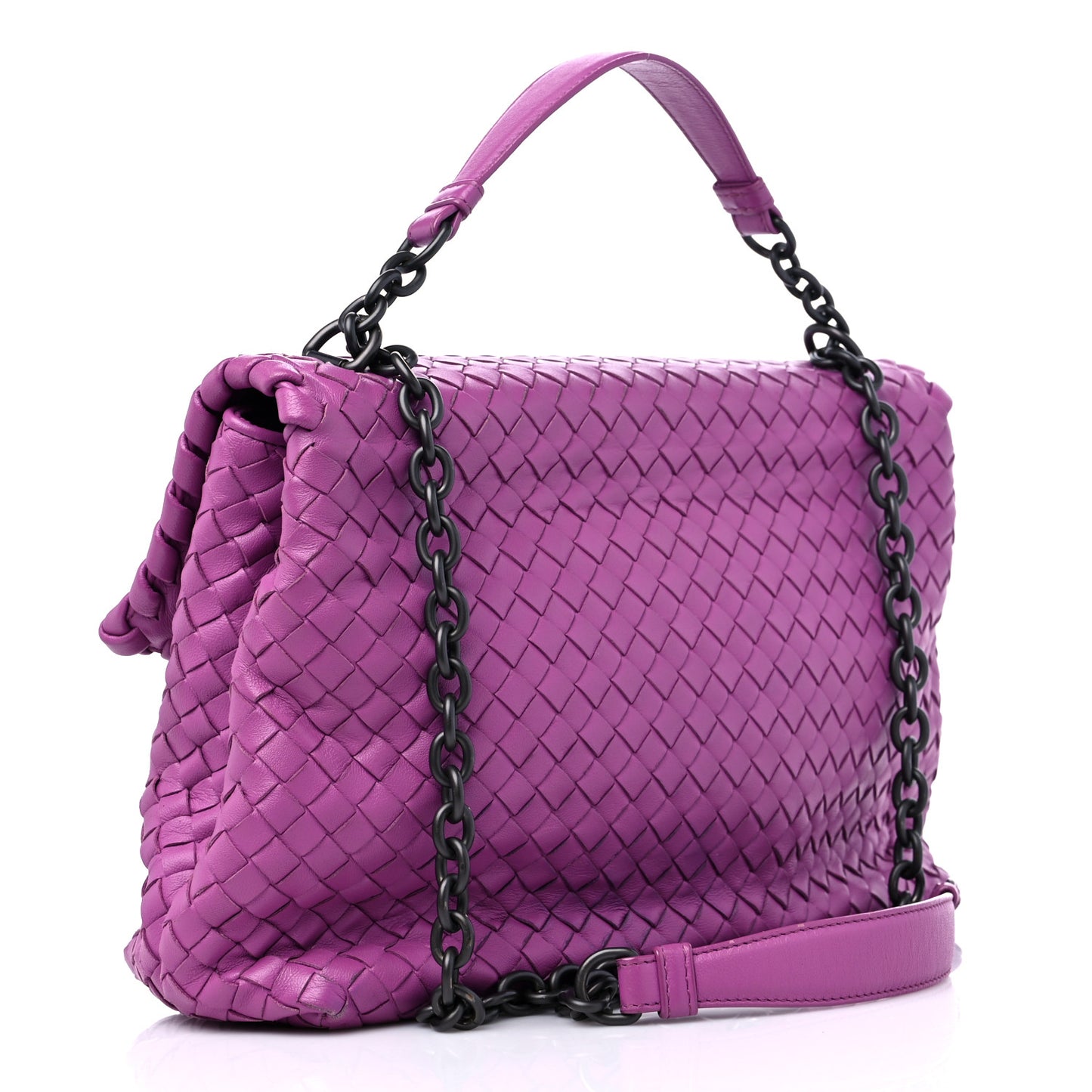 Nappa Intrecciato Medium Olimpia Bag Peony