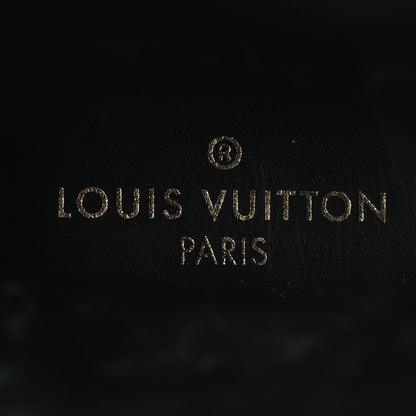 Louis Vuitton Monogram Stretch Fabric Aftergame Sneaker Boots 36.5 Black 9 of 11
