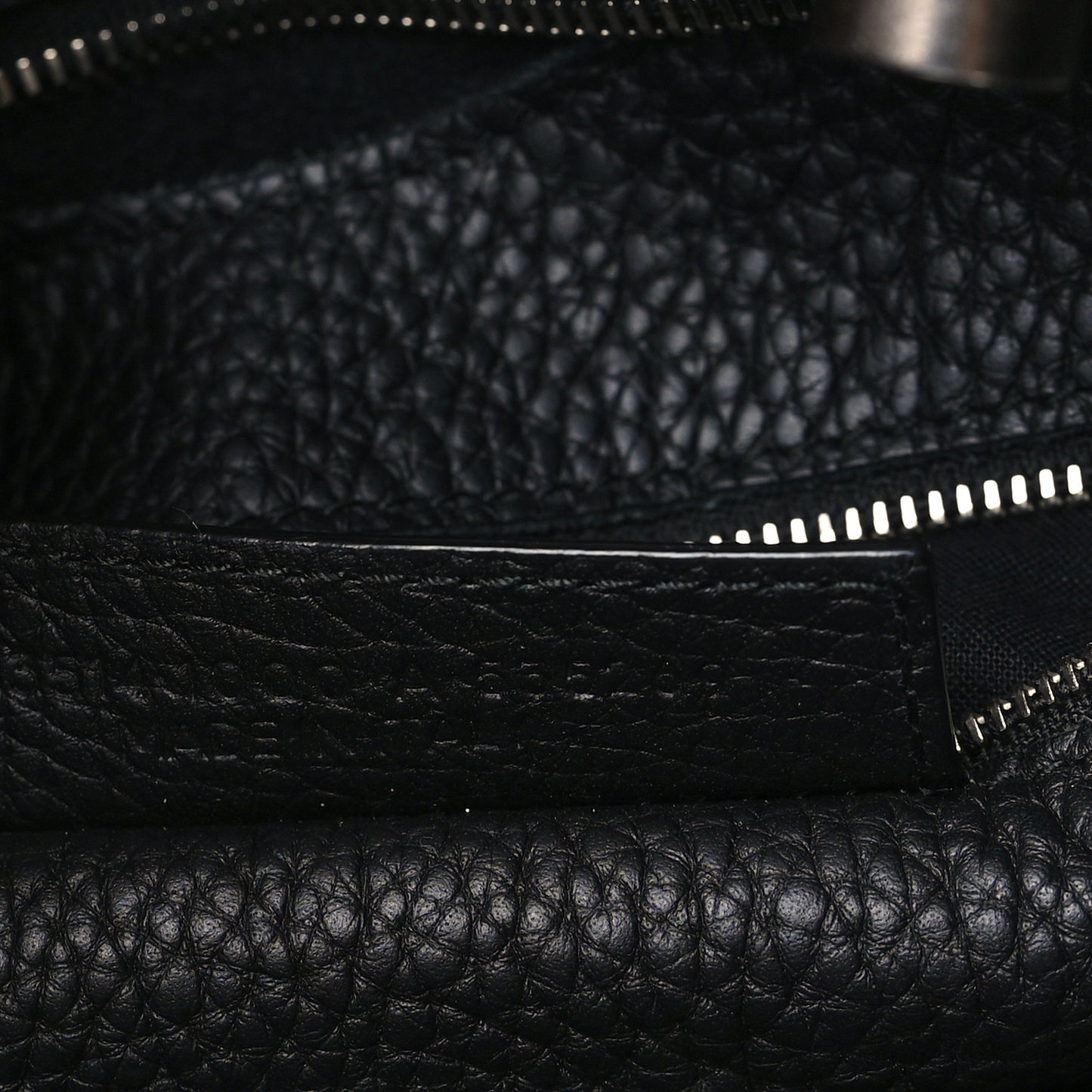 Veau Grana Perforated Blackout Hardware City Black