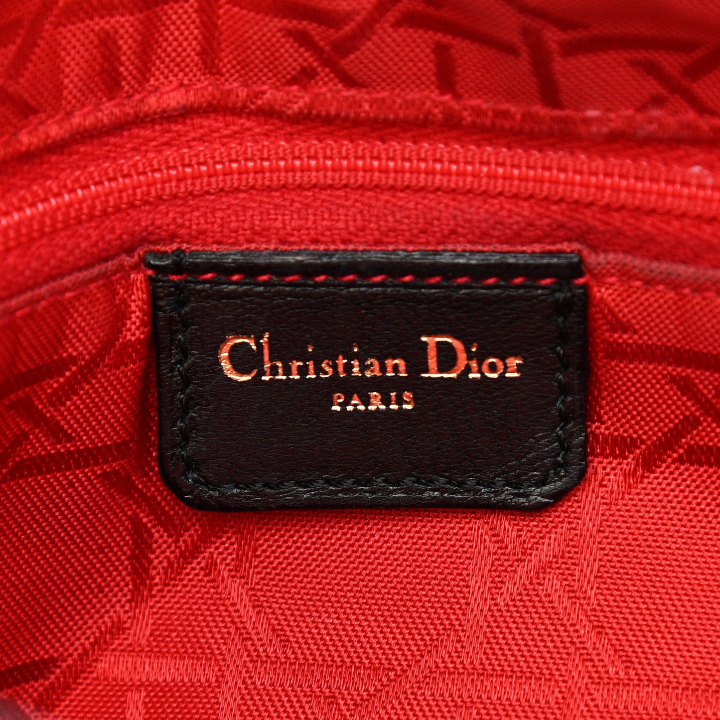 Lambskin Cannage Medium Lady Dior Black