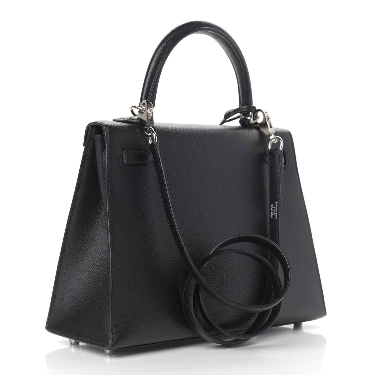 Hermes Epsom Kelly Sellier 25 Black 2 of 10