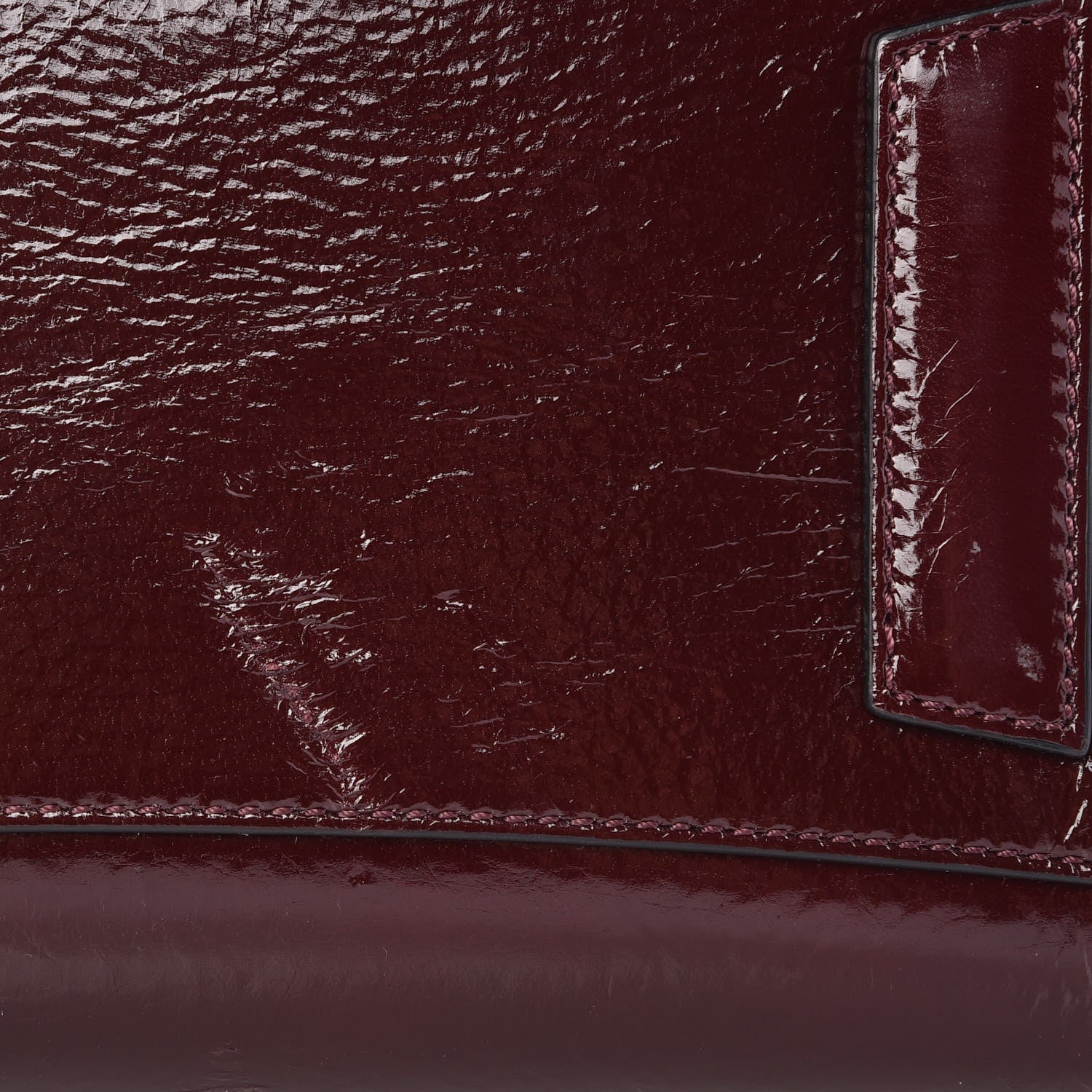 Givenchy Crinkled Patent Calfskin Small Antigona Aubergine 12 of 12