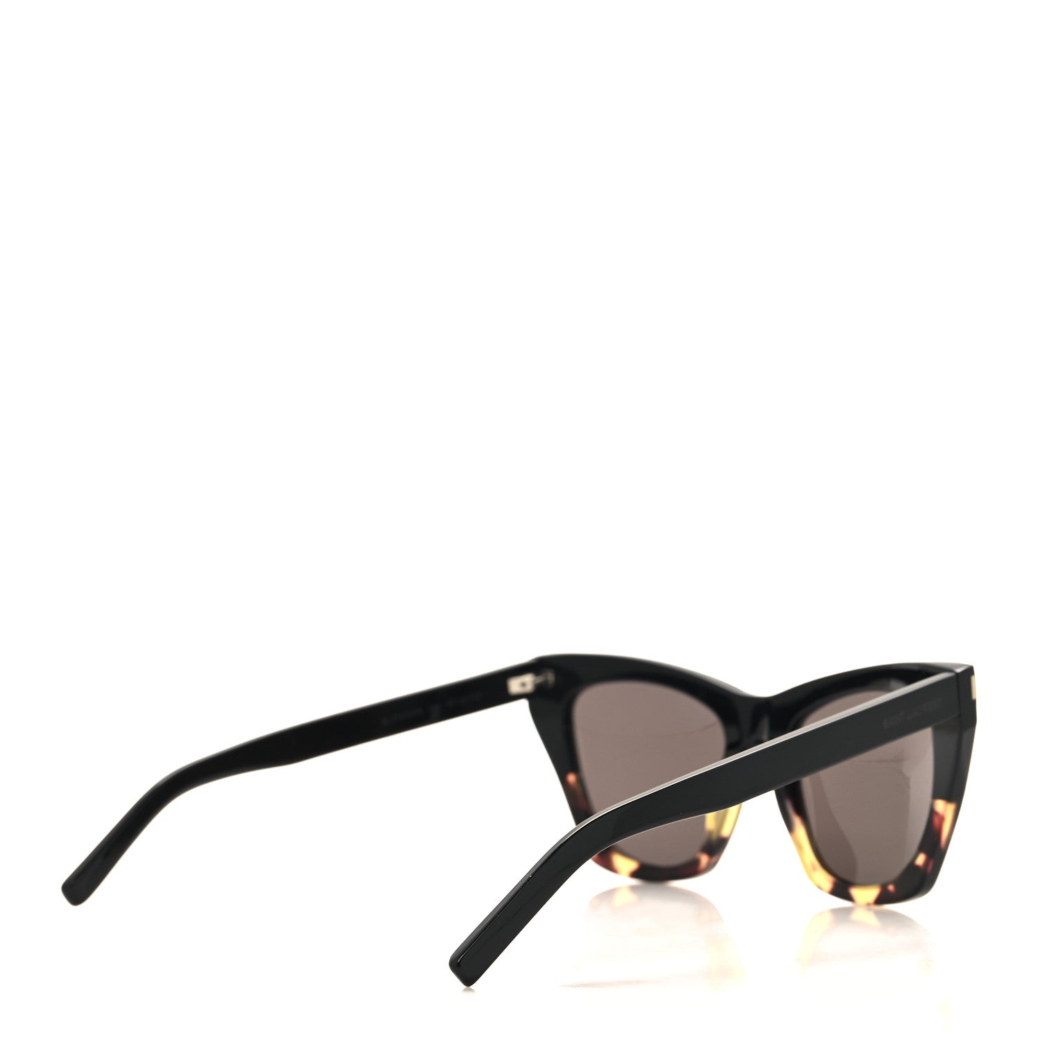 Saint Laurent New Wave SL214 Kate Cat Eye Sunglasses Black Havana 4 of 7