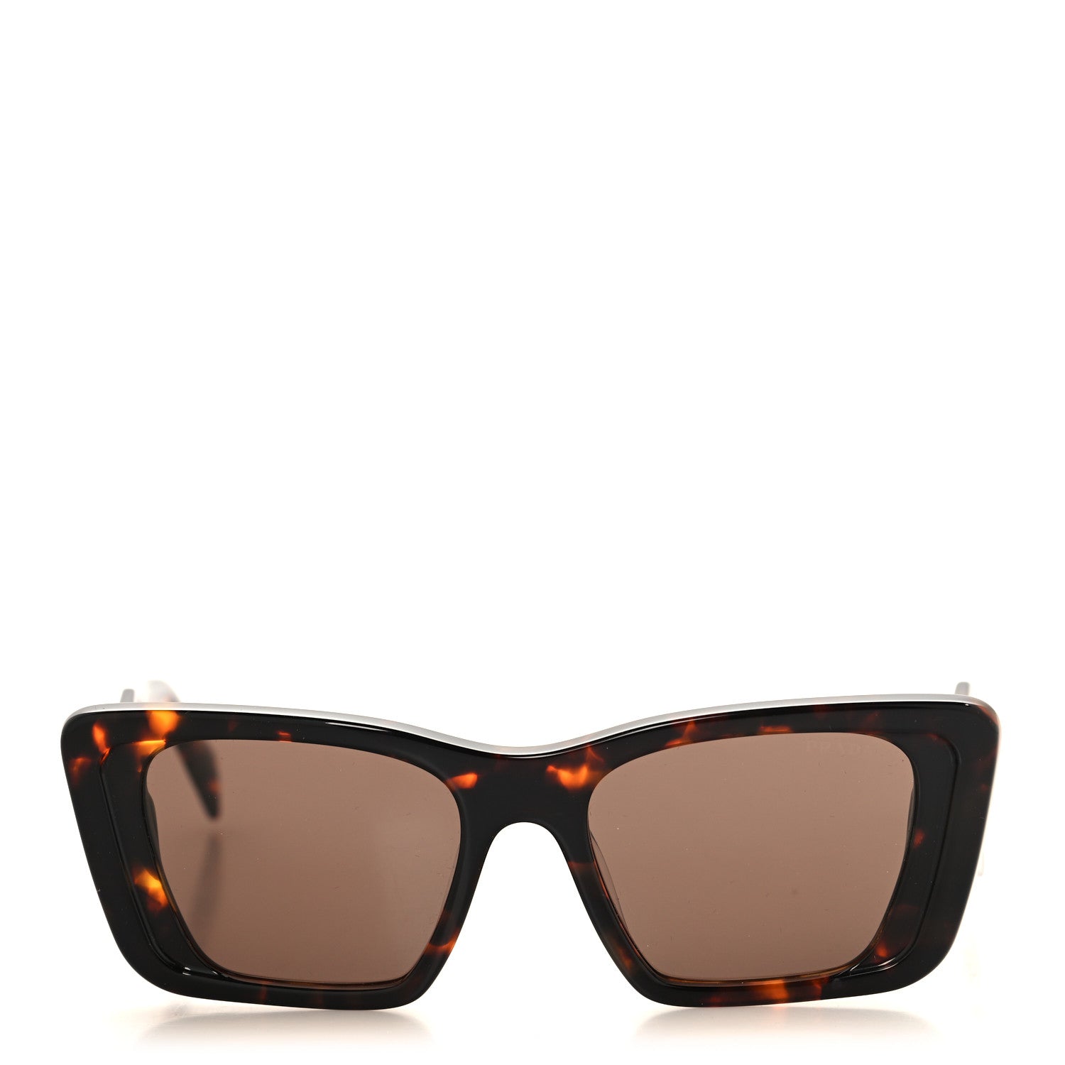 Prada Acetate Symbole Sunglasses SPR 08Y Havana 2 of 7