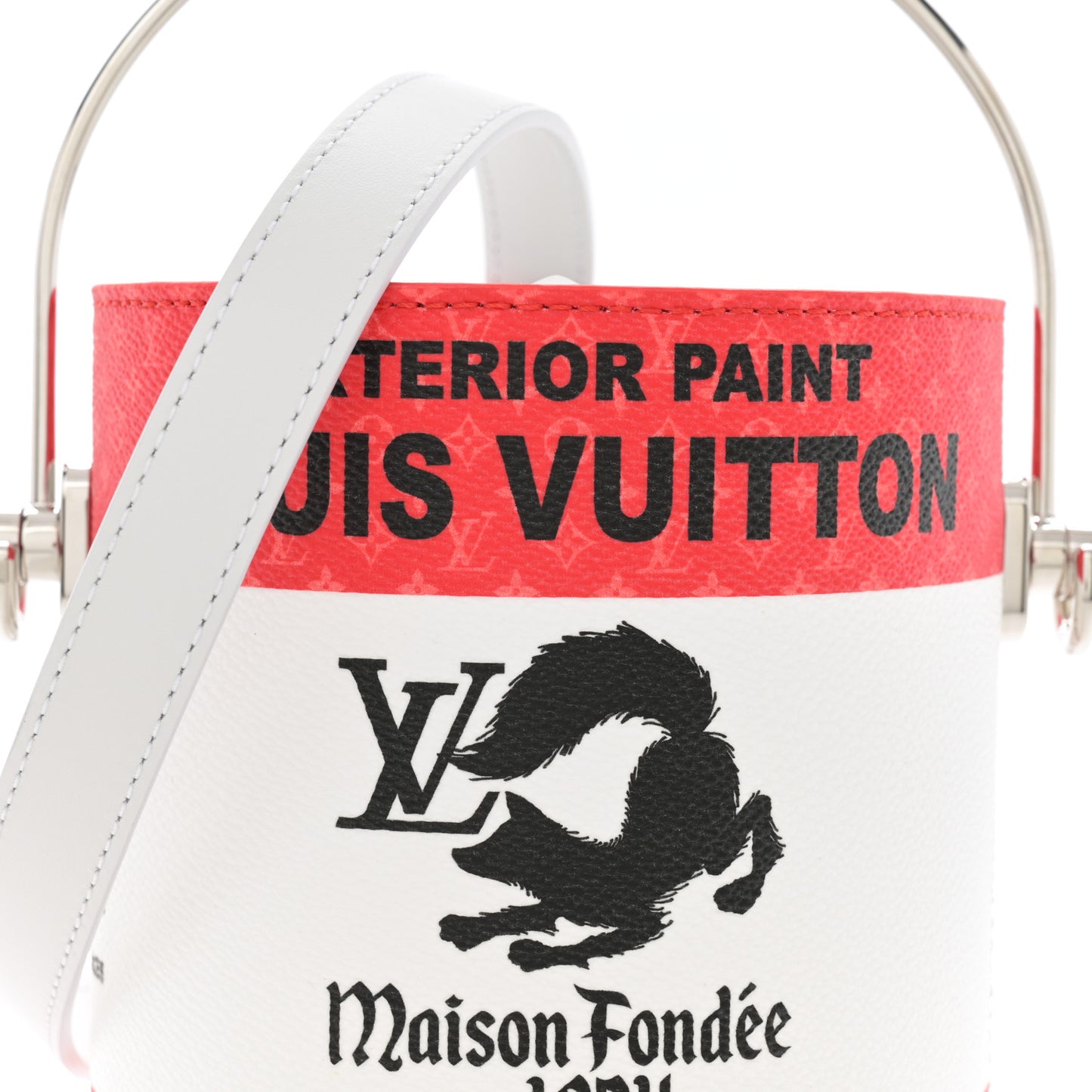 Monogram LV Paint Can Red