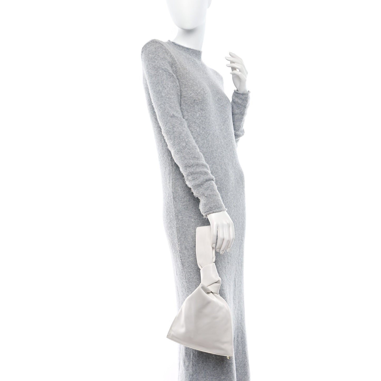 Calfskin Mini BV Twist Chalk