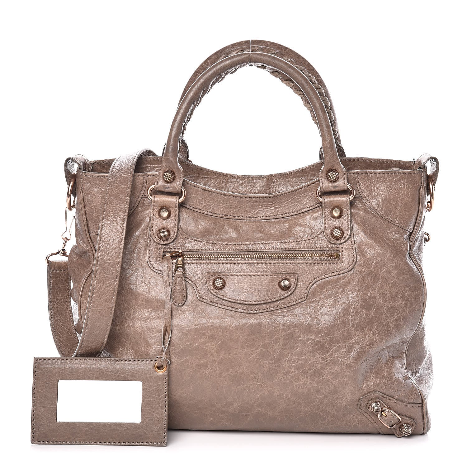 Balenciaga Agneau Giant 12 Rose Gold Hardware Velo Gris Poivre 1 of 21