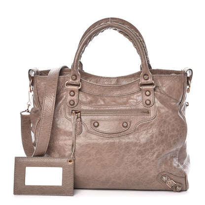 Balenciaga Agneau Giant 12 Rose Gold Hardware Velo Gris Poivre 1 of 21