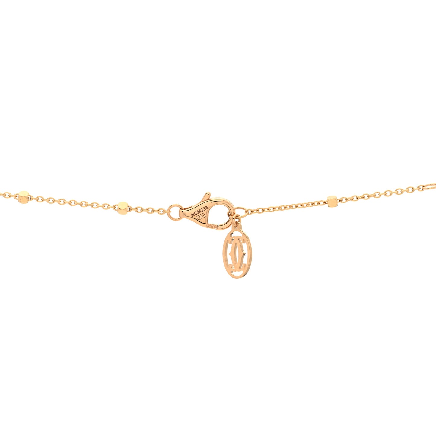 18K Pink Gold Small Clash de Cartier Necklace