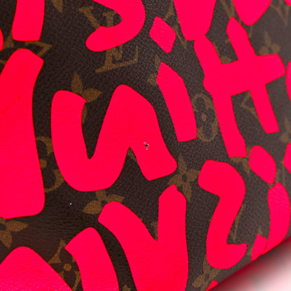 Louis Vuitton Monogram Graffiti Neverfull GM Fuchsia 16 of 19