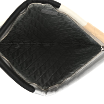 Chanel Lambskin Patchwork Medium Cosmetic Case Multicolor Silver 5 of 8