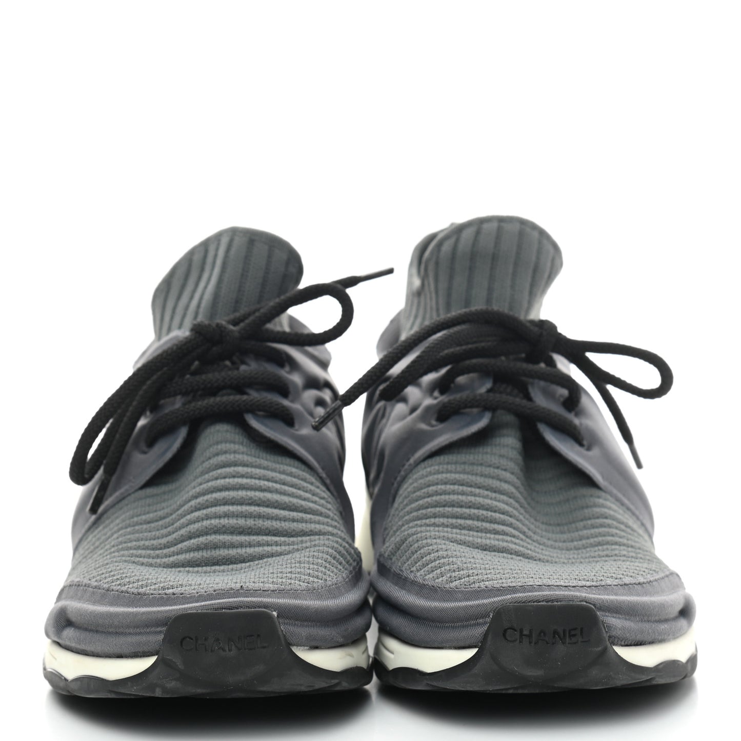 Stretch Fabric CC Sneakers 37 Grey