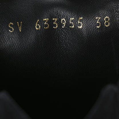 Saint Laurent Suede Theo 95 Ela Boots 38 Black 10 of 11