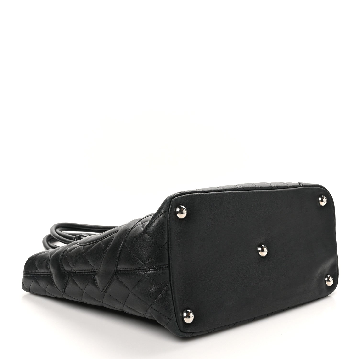 Chanel Calfskin Quilted Large Cambon Tote Black 4 of 10