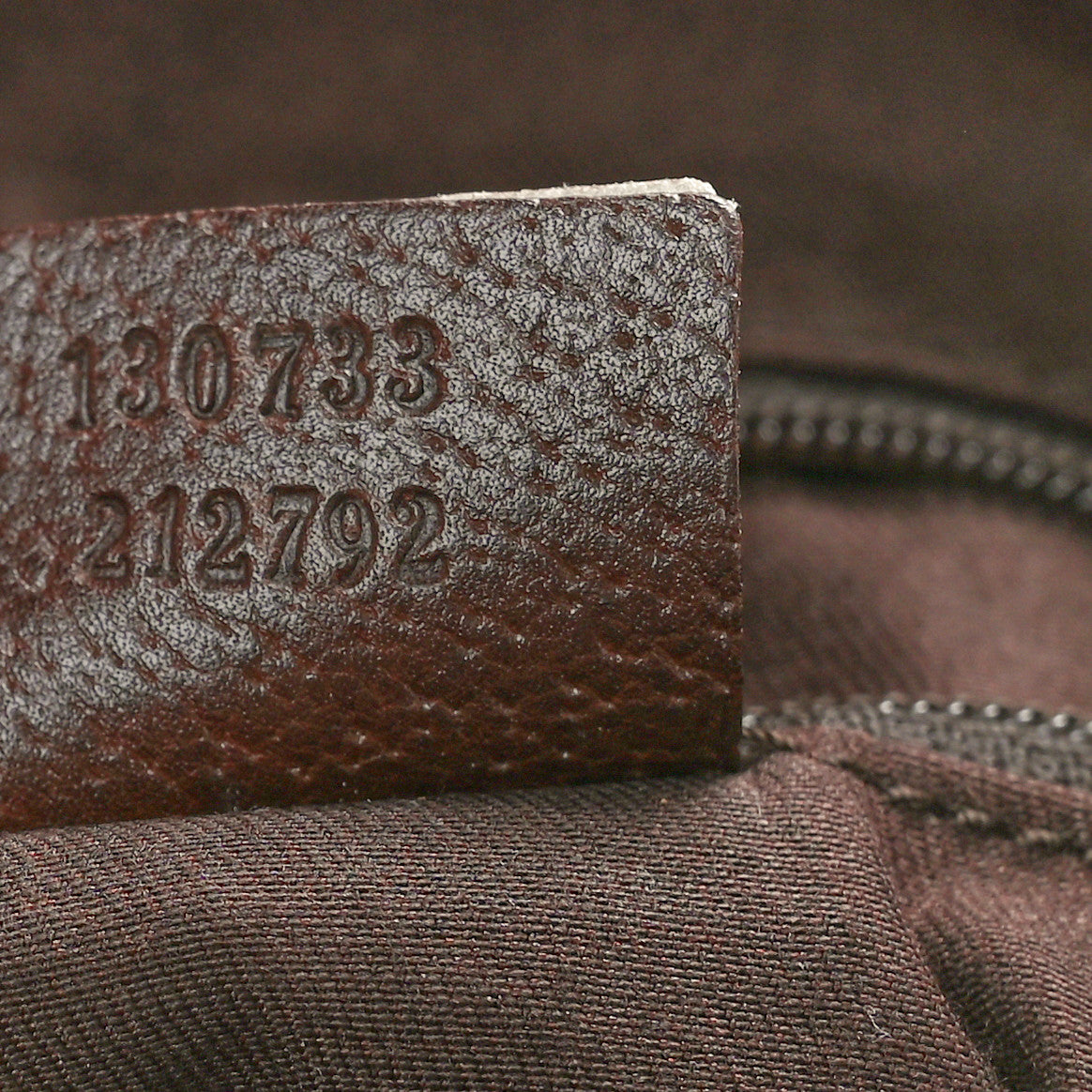 Monogram Abbey Tote Dark Brown