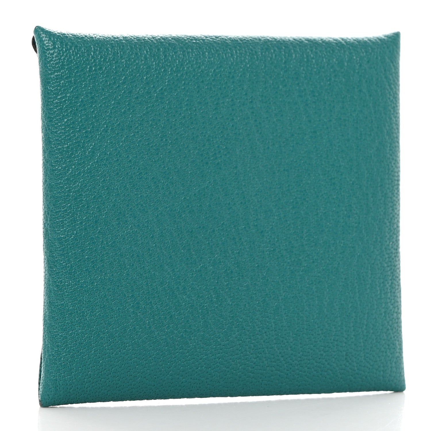 Hermes Chevre Mysore Bastia Coin Purse Vert Bosphore 3 of 8