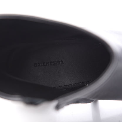 Balenciaga Sheepskin Typo Ankle Booties 39 Black 9 of 10