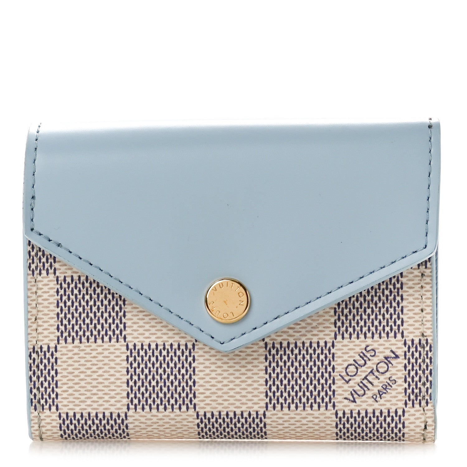 Louis Vuitton Damier Azur Zoe Wallet Olympe 1 of 9