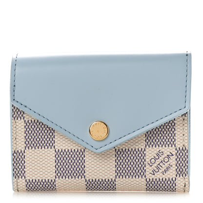Louis Vuitton Damier Azur Zoe Wallet Olympe 1 of 9