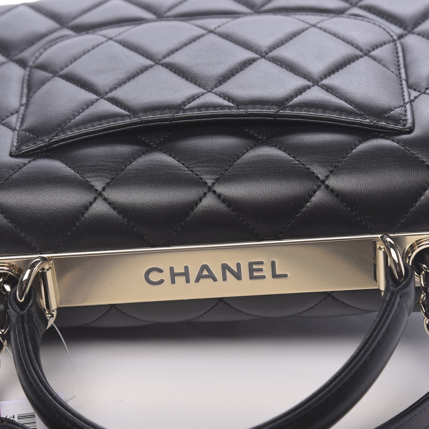 Chanel Lambskin Quilted Small Trendy CC Dual Handle Flap Bag Black 10 of 11