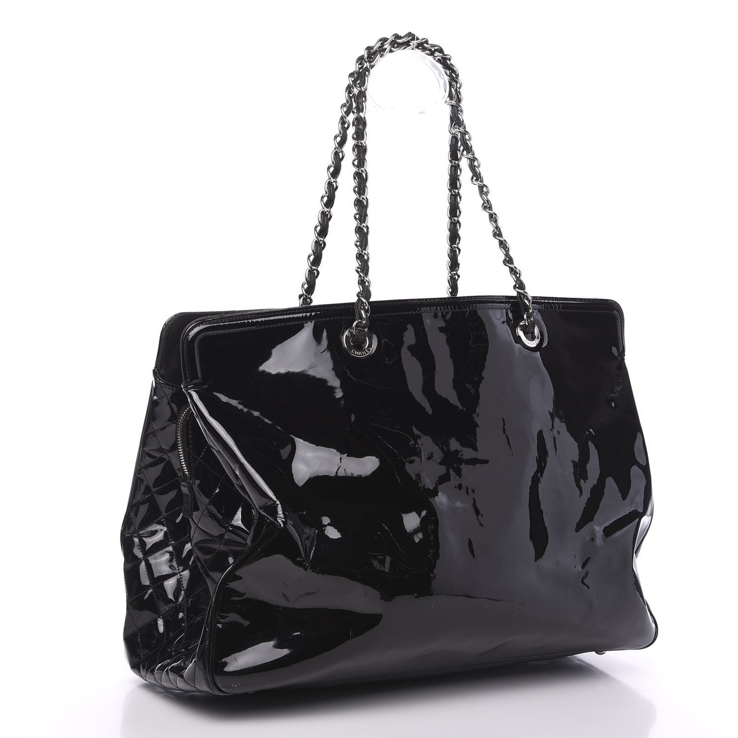 Vinyl XL Lipstick Tote Black
