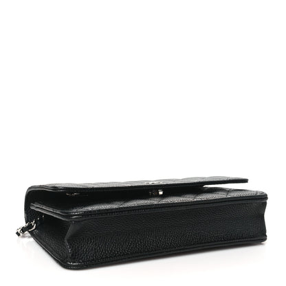 Chanel Caviar Quilted Wallet on Chain WOC Black 4 of 11