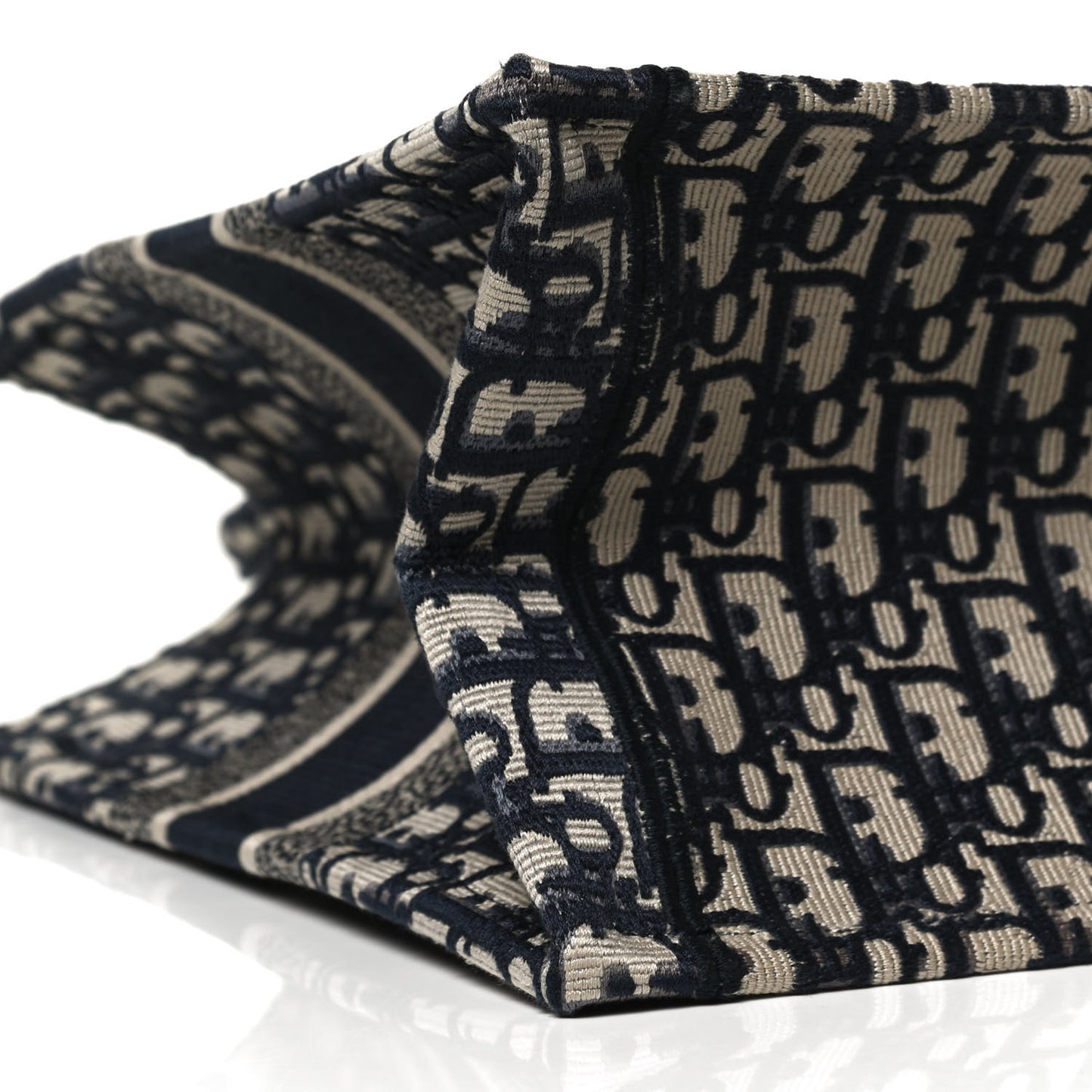 Oblique Medium Book Tote Blue Multicolor