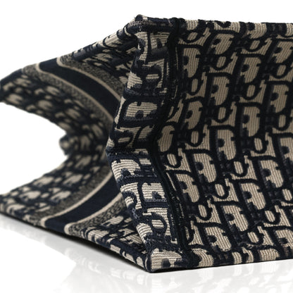 Christian Dior Oblique Medium Book Tote Blue Multicolor 9 of 11