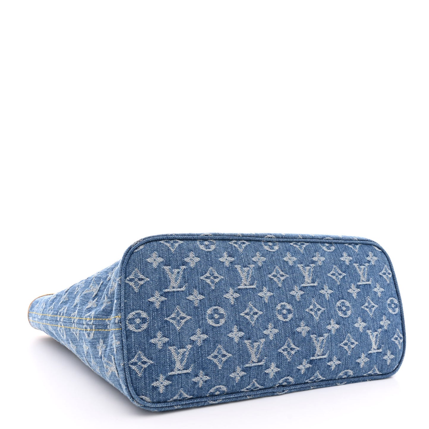 Monogram Denim Neo Neverfull MM Blue