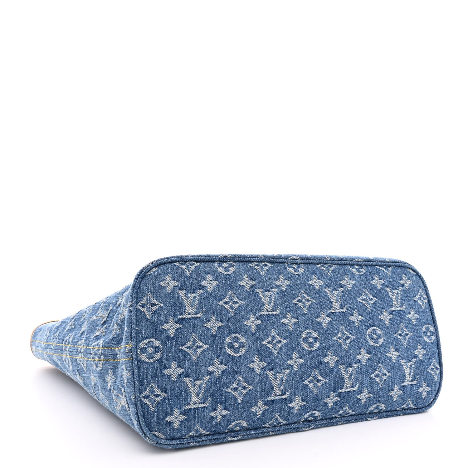 Louis Vuitton Monogram Denim Neo Neverfull MM Blue 5 of 10