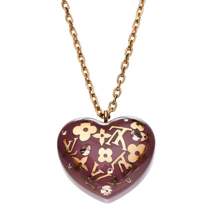 Louis Vuitton Inclusion Heart Necklace Violine 4 of 5