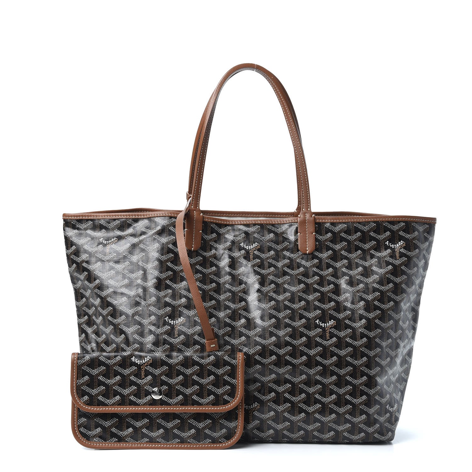 Goyard Goyardine Saint Louis PM Black Gold 1 of 8