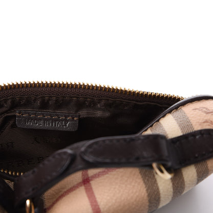 Burberry Haymarket Check Pouch Chocolate 10 of 12