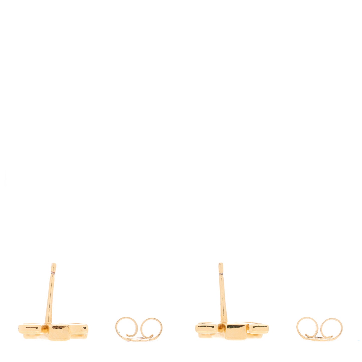 Metal LV Iconic Earrings Gold