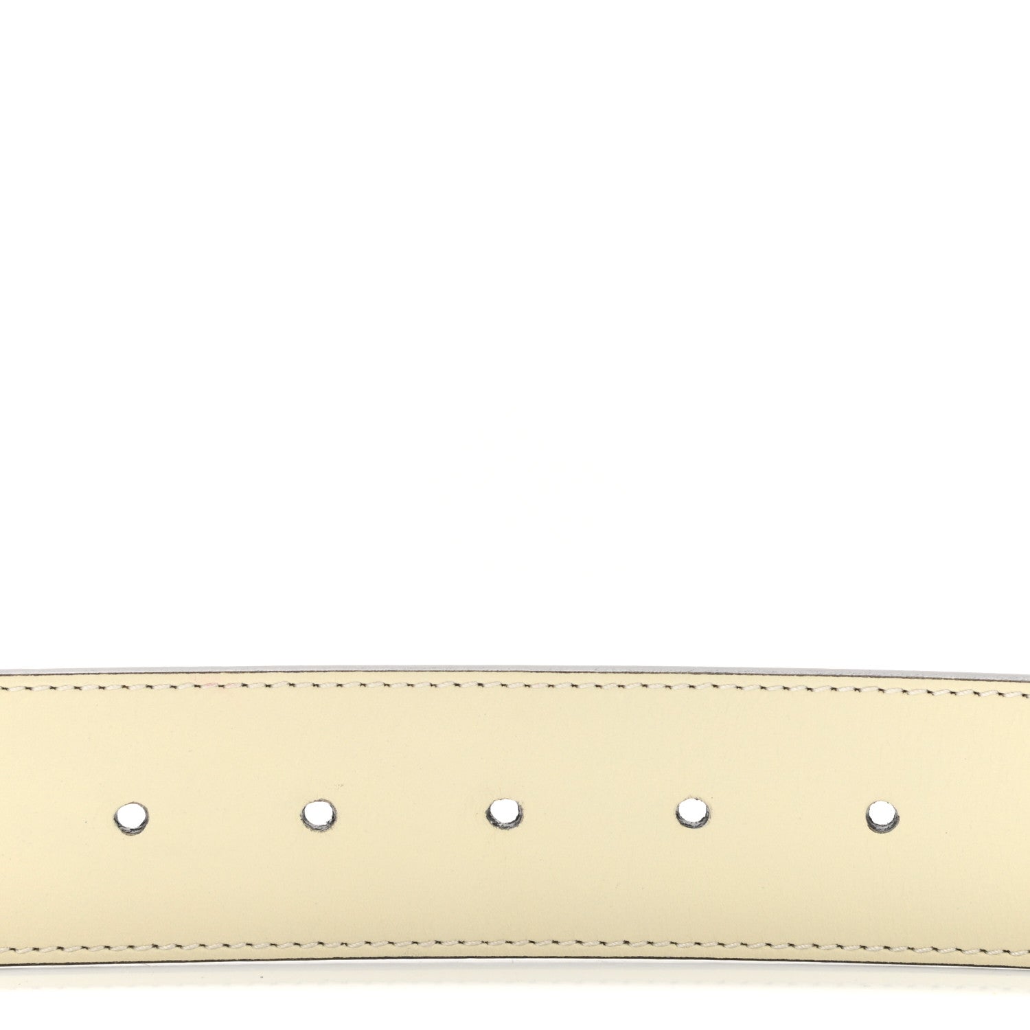 Gucci Calfskin Double G 40mm Belt 80 32 Mystic White 5 of 5