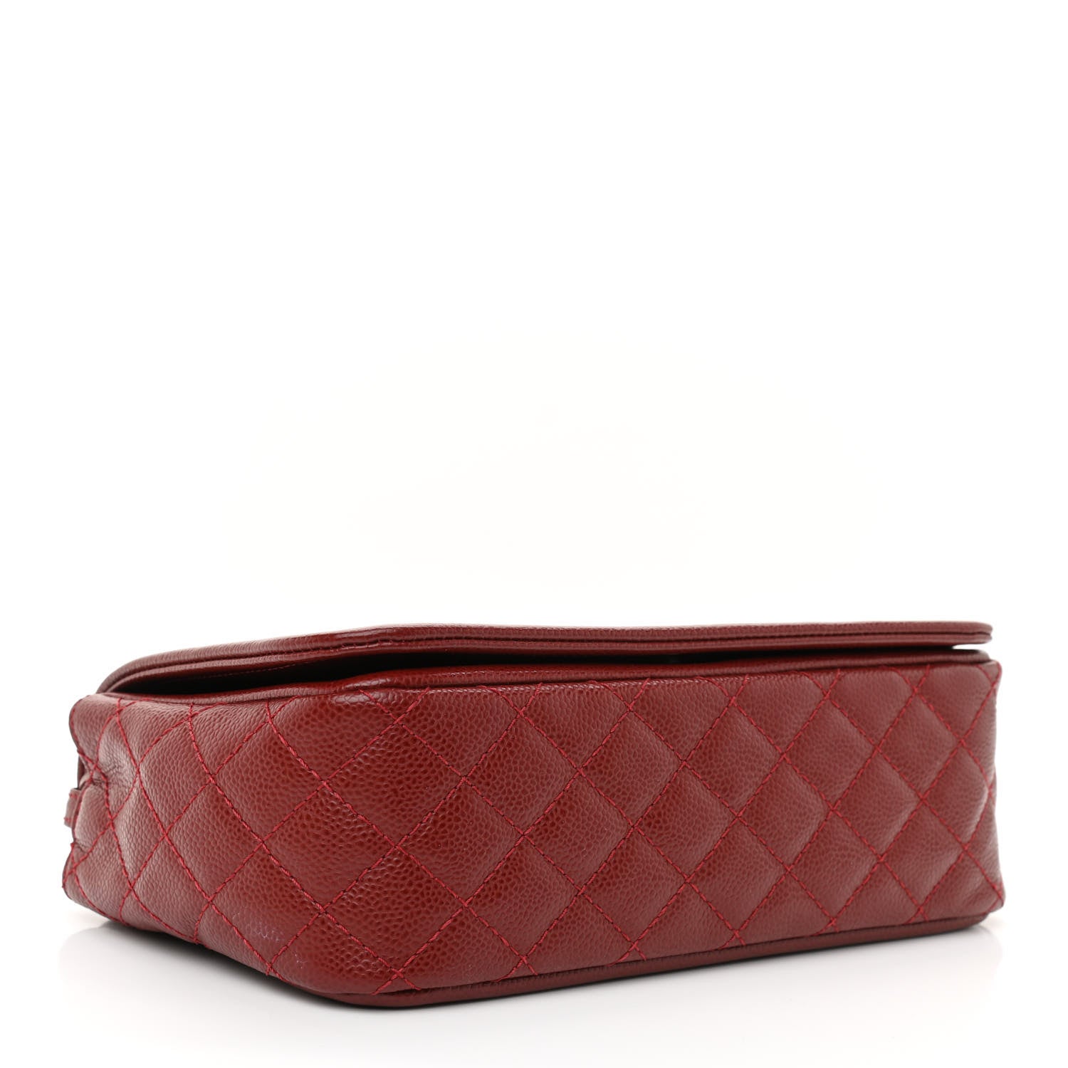 Chanel Caviar Medium Timeless CC Flap Dark Red 4 of 11