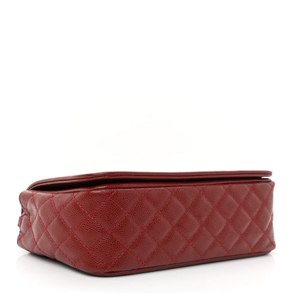 Chanel Caviar Medium Timeless CC Flap Dark Red 4 of 11