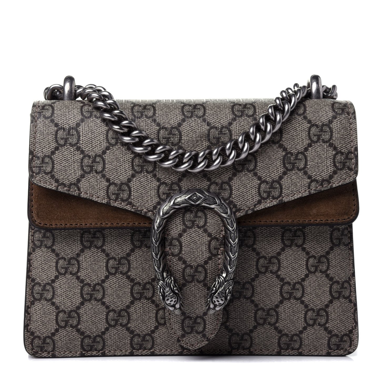 GG Supreme Monogram Mini Dionysus Shoulder Bag Taupe
