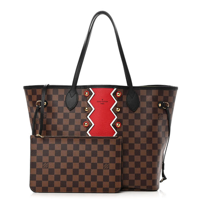 Louis Vuitton Damier Ebene Karakoram Neverfull MM 1 of 12