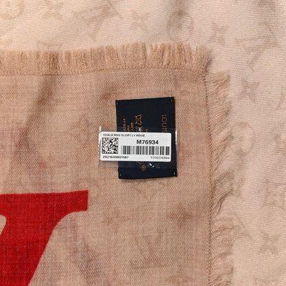 Louis Vuitton Wool Monogram Glory LV Shawl Beige 5 of 5